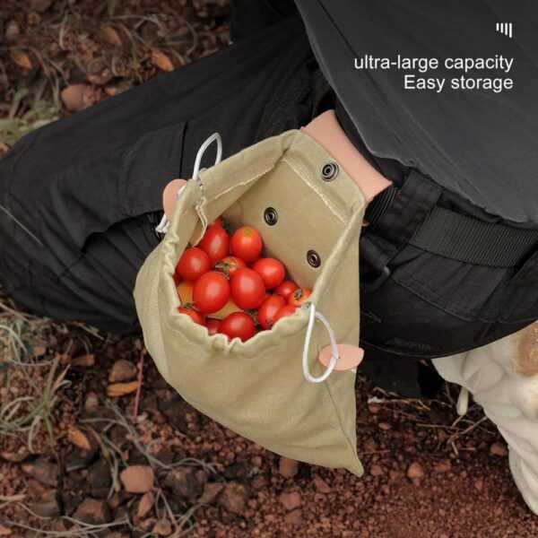 Canvas Foraging Multifunctional Waist Bag - Image 7