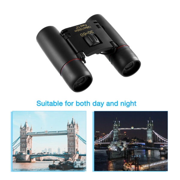 Compact FoldingTravel Binoculars 30x60 Zoom - Image 4
