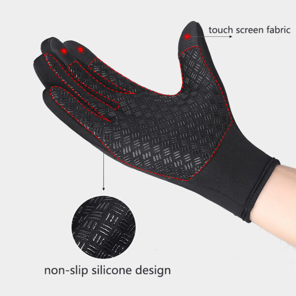 Fleece Winter Gloves, Touch Screen Compatible - Image 10