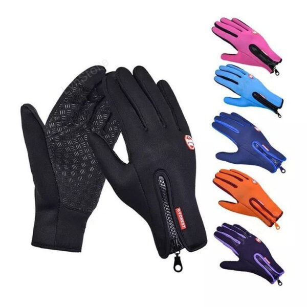 Fleece Winter Gloves, Touch Screen Compatible - Image 4