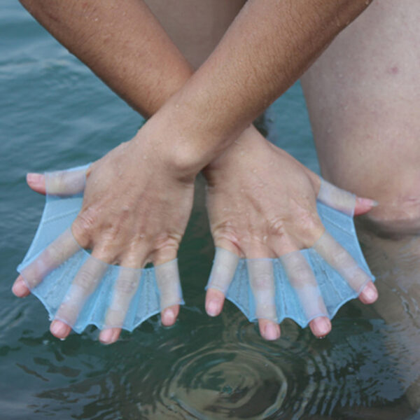 Finger Webbing Swim Paddle Gloves - Image 5