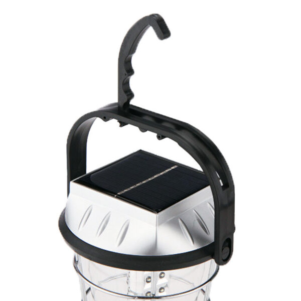 Solar LED Camping Lantern with Solar, Crank, or USB Charge - Image 8