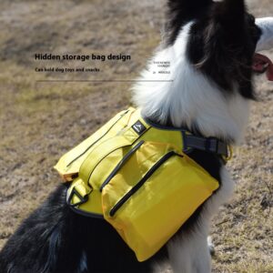 Dog Hiking Harness with Built In Backpack