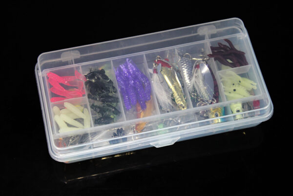 Fishing Tackle Soft Bait and Lures Set with Box - Image 2