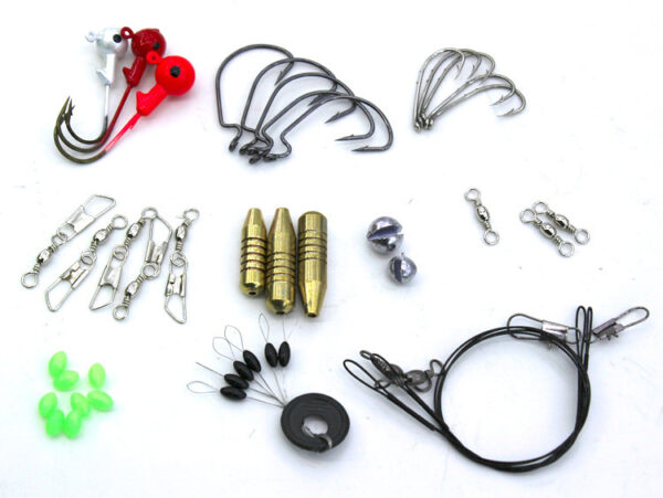 Fishing Tackle Soft Bait and Lures Set with Box - Image 3