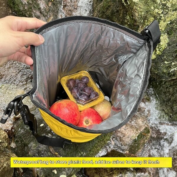 Waterproof Insulated Cooler Backpack, Hiking & River Dry Bag - Image 6