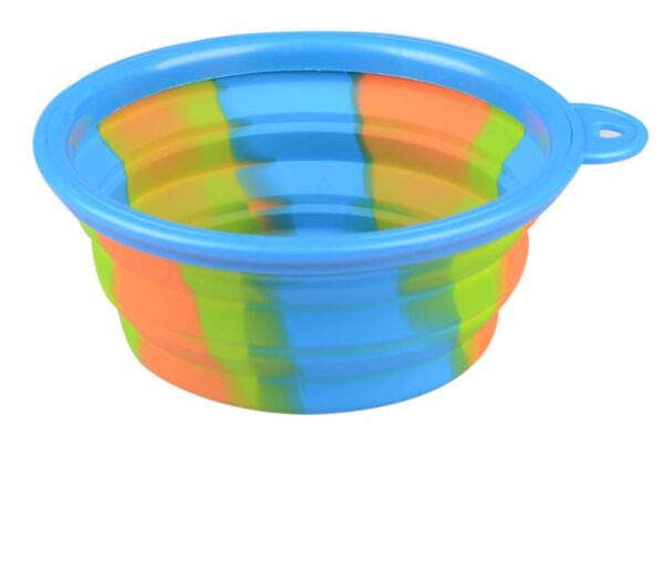 Silicone Folding Dog Food and Water Bowl - Image 2