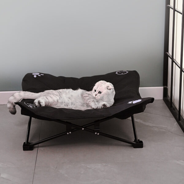 Indoor or Outdoor Detachable and Washable Folding Pet Bed for camping - Image 4