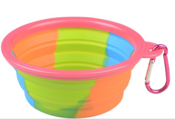 Silicone Folding Dog Food and Water Bowl - Image 7