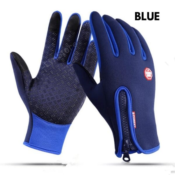Fleece Winter Gloves, Touch Screen Compatible - Image 2
