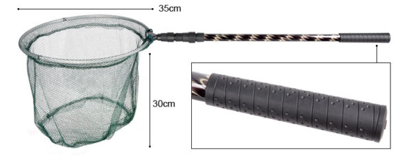 Expandable Retractable Aluminum Alloy Fishing Net - Image 2