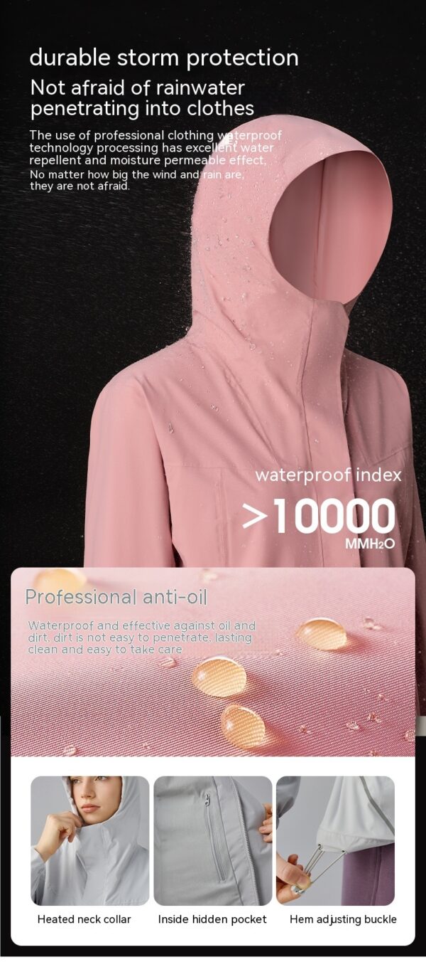 Women's Wool Lined Waterproof Soft Shell Jacket - Image 4