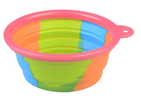 Silicone Folding Dog Food and Water Bowl - Image 5
