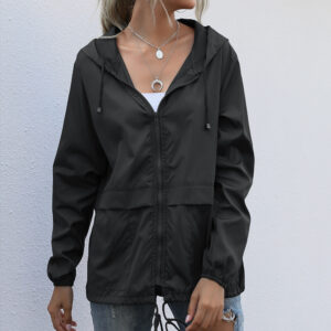 Women's Lightweight Hiking Waterproof Rain Jacket
