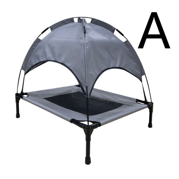 Pet Outdoor Covered Cot with Sunshade Tent - Image 2