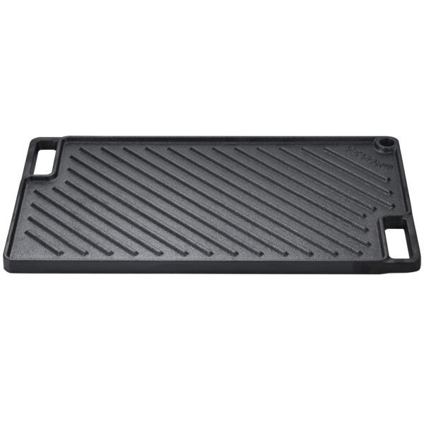 VEVOR Reversible Grill & Griddle, Pre-Seasoned Cast Iron, Double Burner Griddle Pan - Image 8