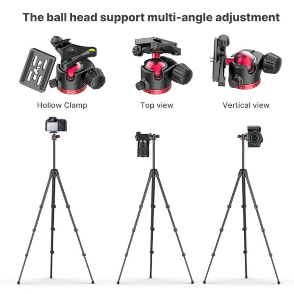 Ulanzi Ombra Ultralight Aluminum Alloy Travel Tripod - Image 3