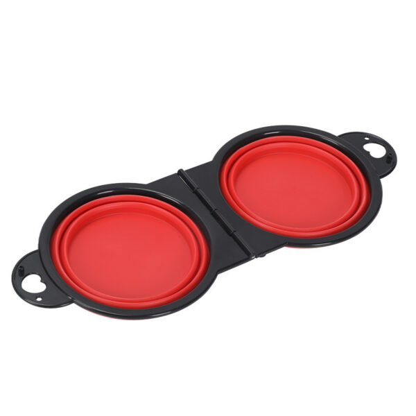 Silicone Folding Dual Pet Bowl - Image 7