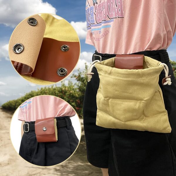 Canvas Foraging Multifunctional Waist Bag - Image 4