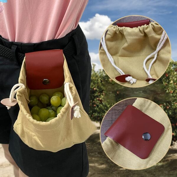 Canvas Foraging Multifunctional Waist Bag - Image 5