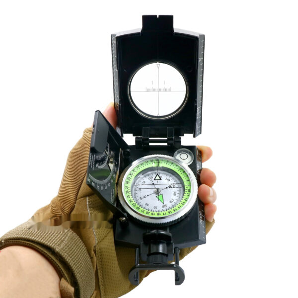 Pro Multifunctional Lensatic Geological Compass with Night Glow - Image 4