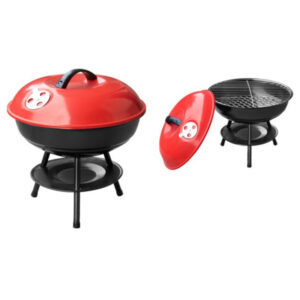 Portable Round Tabletop Charcoal Grill