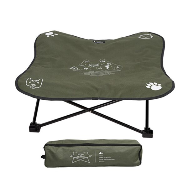 Indoor or Outdoor Detachable and Washable Folding Pet Bed for camping - Image 3