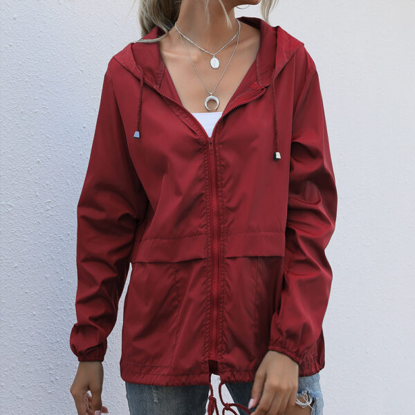 Women's Lightweight Hiking Waterproof Rain Jacket - Image 6