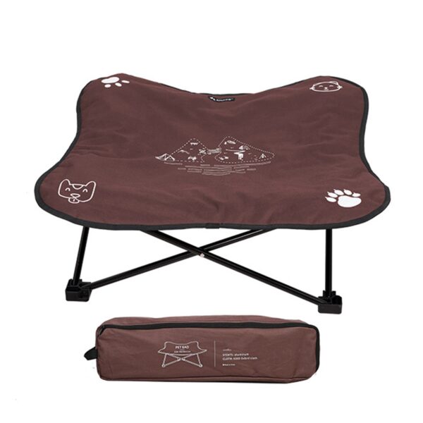 Indoor or Outdoor Detachable and Washable Folding Pet Bed for camping - Image 7
