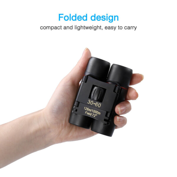 Compact FoldingTravel Binoculars 30x60 Zoom - Image 3