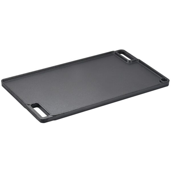 VEVOR Reversible Grill & Griddle, Pre-Seasoned Cast Iron, Double Burner Griddle Pan - Image 5