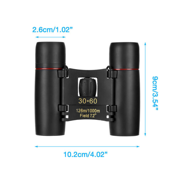 Compact FoldingTravel Binoculars 30x60 Zoom - Image 7
