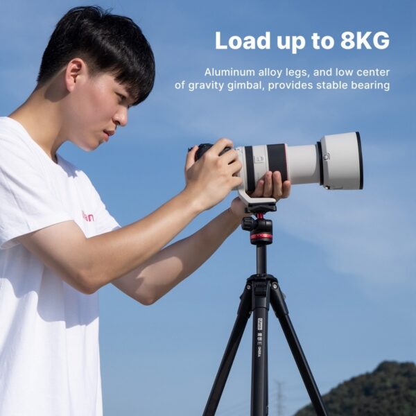 Ulanzi Ombra Ultralight Aluminum Alloy Travel Tripod - Image 4