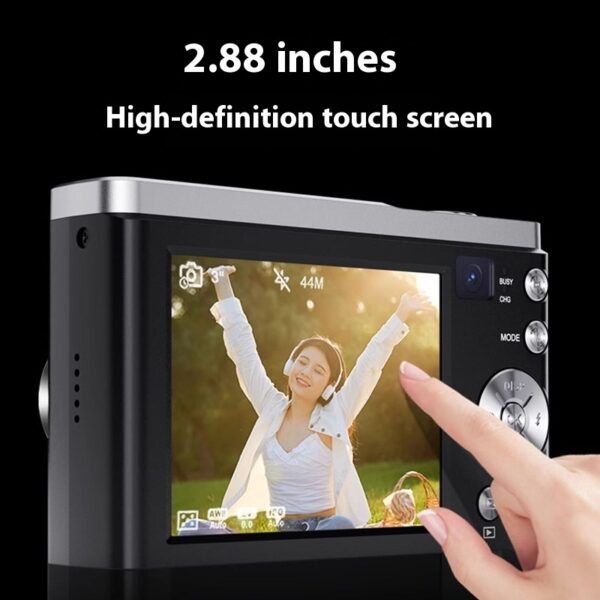 5K HD Digital Camera, Optical Zoom Anti-Shake Stabilization - Image 7