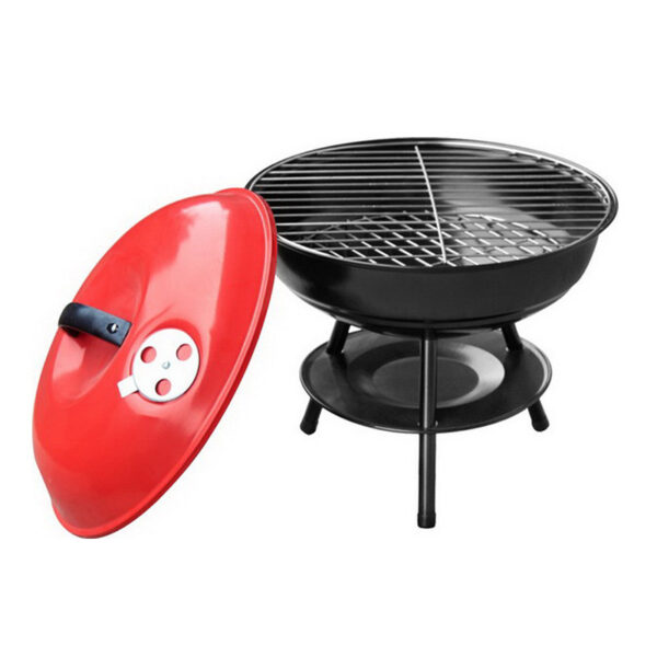 Portable Round Tabletop Charcoal Grill - Image 7