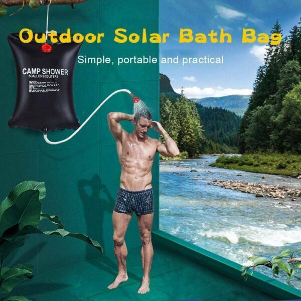 Solar Camping Shower, 5gal - Image 7