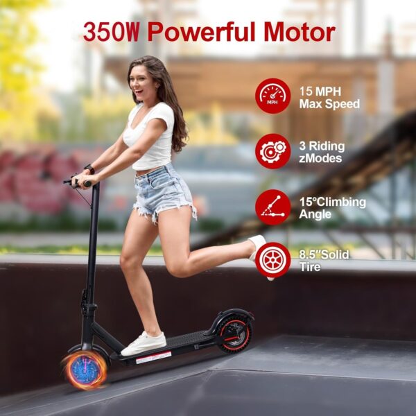 Folding Electric Scooter, 8.5in Wheels - Image 6