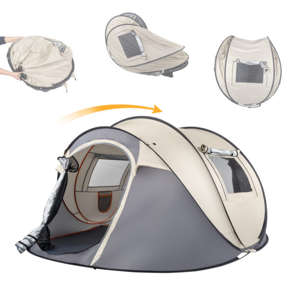 Instant Open Pop Up Camping Tent - Image 2