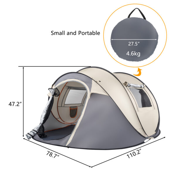 Instant Open Pop Up Camping Tent - Image 9