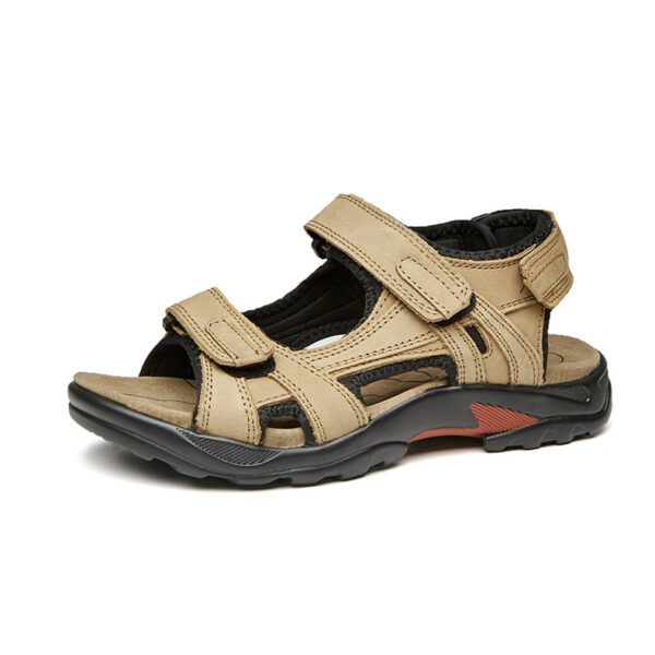 Leather Strap Sandals - Image 5