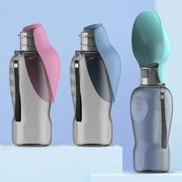 27oz Dog Water Bottle with Built In Bowl - Image 2