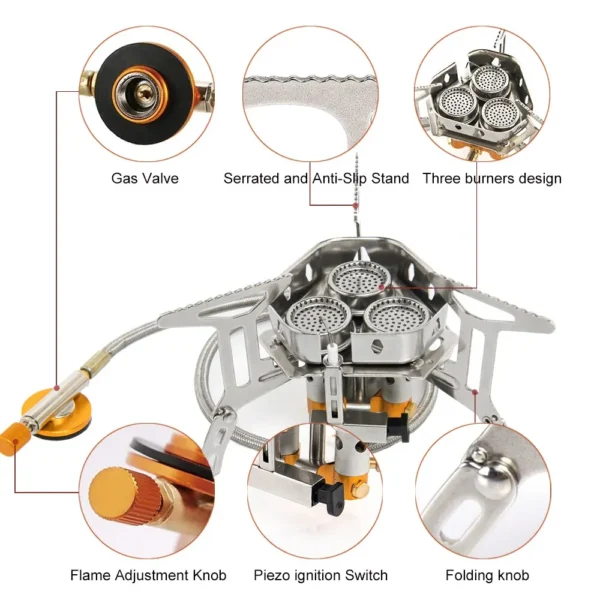 Widesea Camping Gas Stove Porable Burner - Image 9