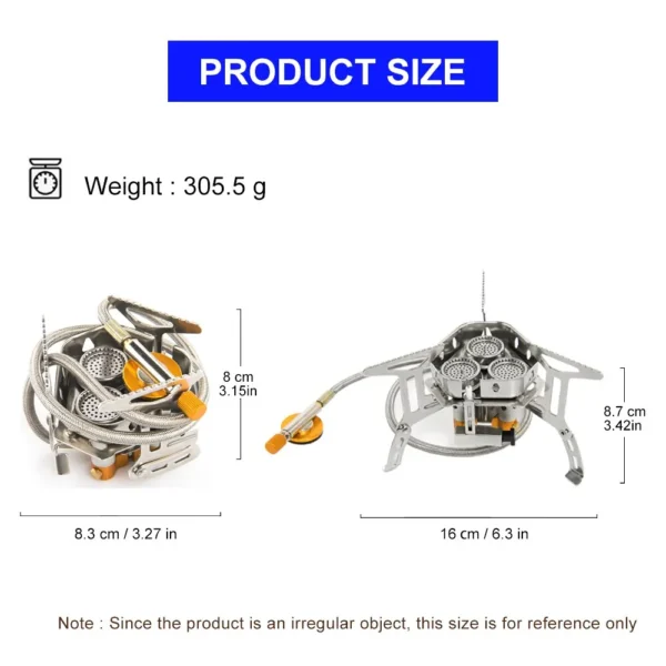 Widesea Camping Gas Stove Porable Burner - Image 4