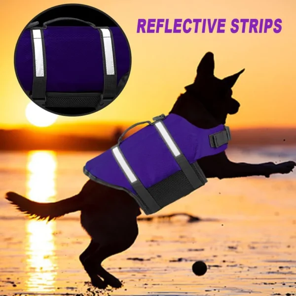 Dog Life Jacket, Life Vest for Swimming Boating - Image 8