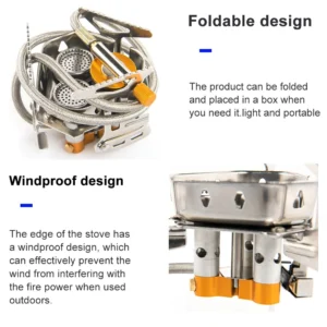 Widesea Camping Gas Stove Porable Burner