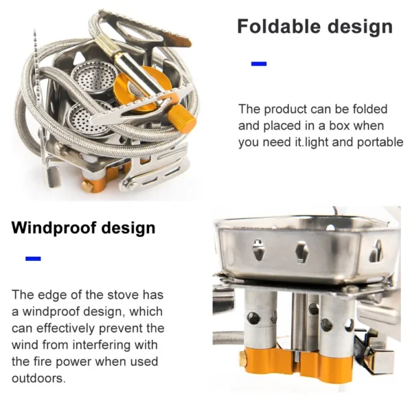 Widesea Camping Gas Stove Porable Burner