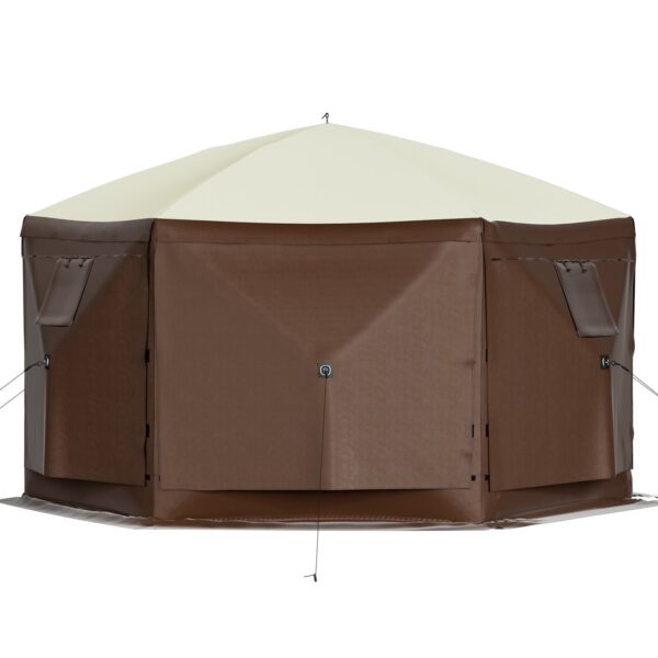 VEVOR Camping Gazebo Tent, 6 Sided Pop-up Canopy Screen Tent - Image 7