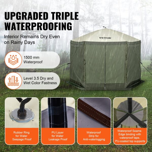 PopUp Gazebo Screen Tent with Walls - Image 3