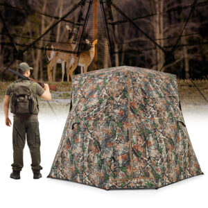 360 Degrees One Way See Through Ground Hunting Blind