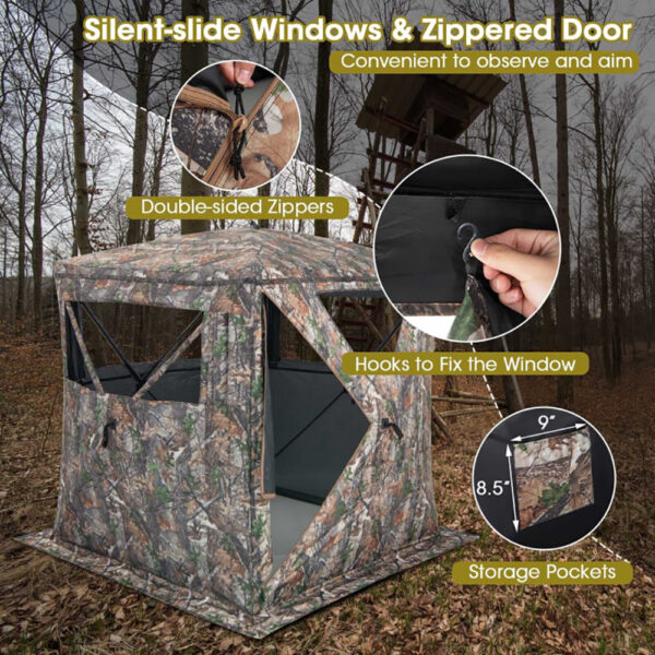 Portable Hunting Blind, 2-3 Person - Image 2